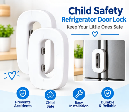 Child Safety Refrigerator Lock, Refrigerator Door Lock